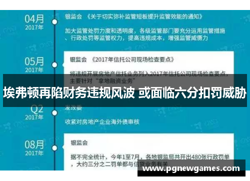 埃弗顿再陷财务违规风波 或面临六分扣罚威胁